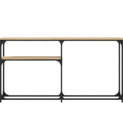 vidaXL Wandtafel 145x22,5x75 cm bewerkt hout sonoma eikenkleurig