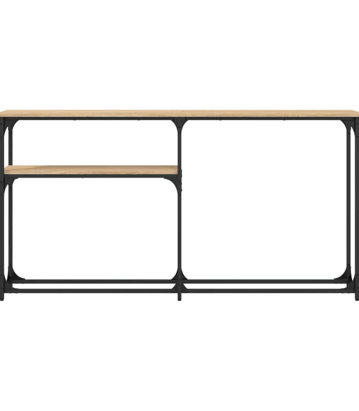 vidaXL Wandtafel 145x22,5x75 cm bewerkt hout sonoma eikenkleurig