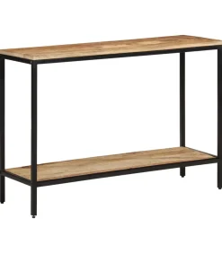 Best Wandtafel 100x35x70 cm massief ruw mangohout Tafels