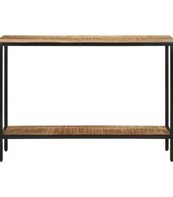 Best Wandtafel 100x35x70 cm massief ruw mangohout Tafels