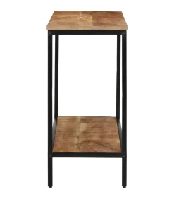 Best Wandtafel 100x35x70 cm massief ruw mangohout Tafels