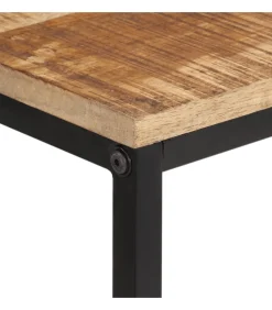 Best Wandtafel 100x35x70 cm massief ruw mangohout Tafels