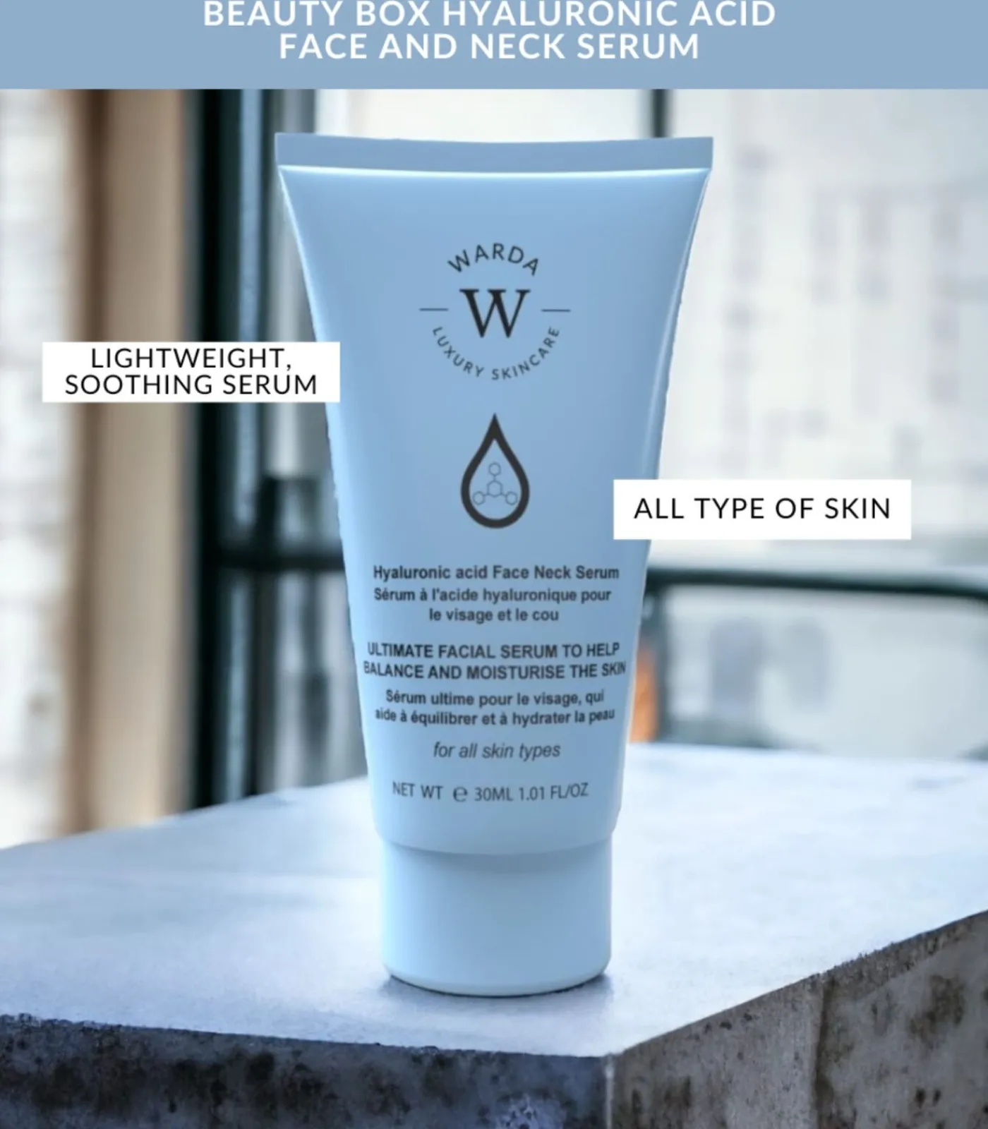 Warda HYALURONZUUR GEZICHTSHALSSERUM