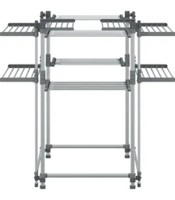 vidaXL Wasrek 107x107x120 cm aluminium