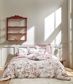 Sanderson WATER GARDEN Rose - Kussensloop Satijn katoen