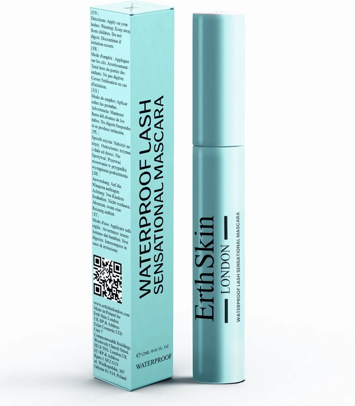 Erth Skin London WATERDICHTE WIMPERS SENSATIONELE MASCARA