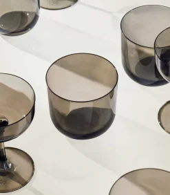 New Waterglas, Set 2-dlg Like Smoke Glazen & Karaffen