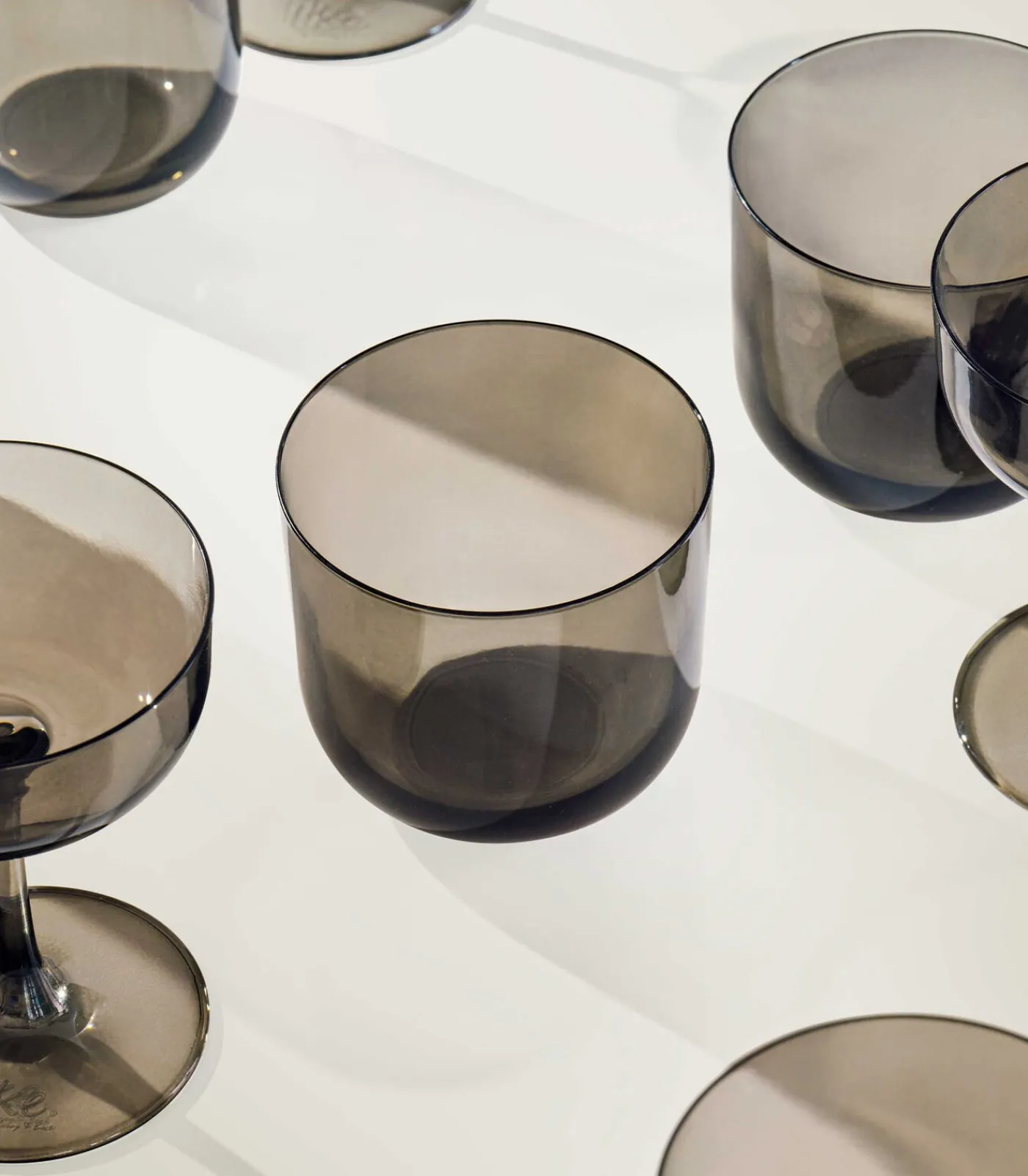 New Waterglas, Set 2-dlg Like Smoke Glazen & Karaffen