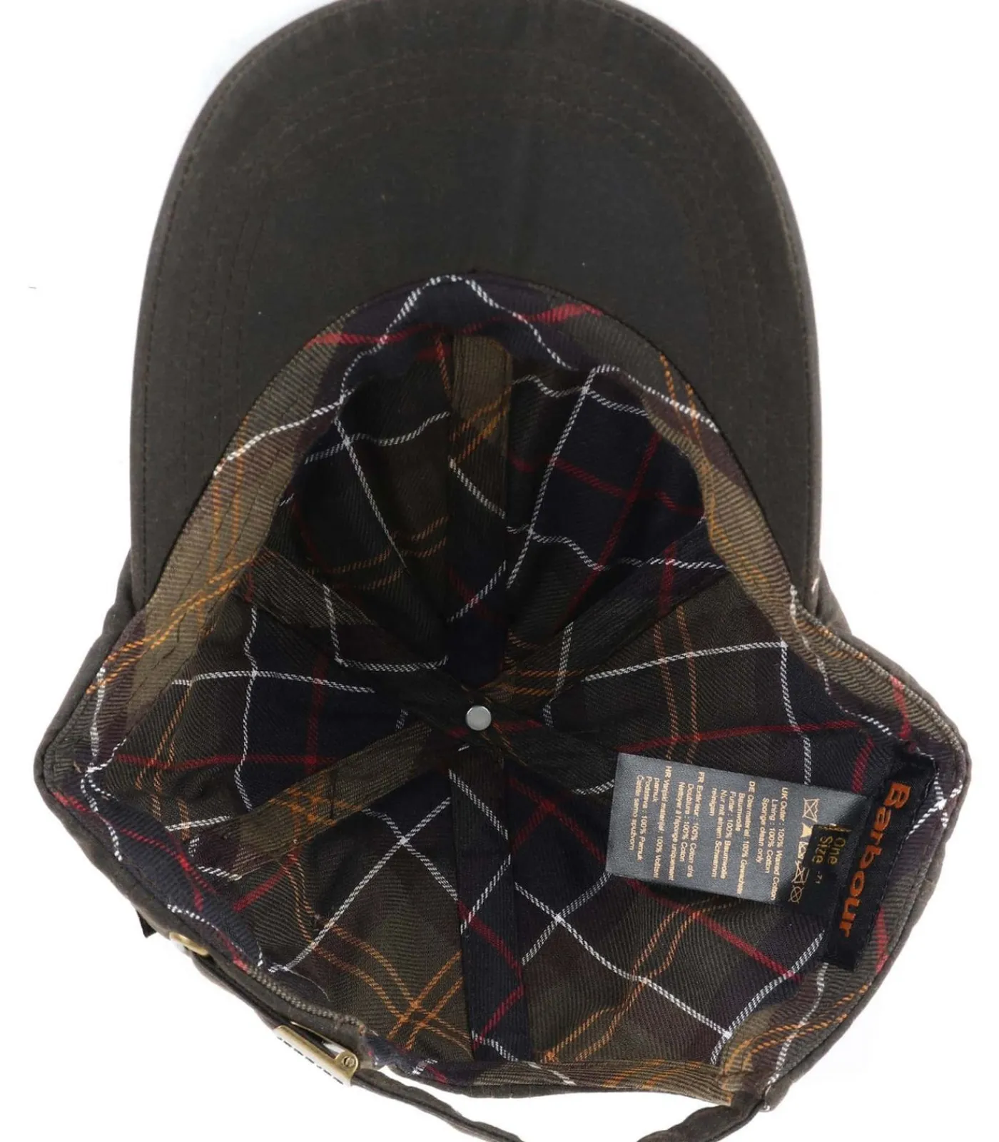 Heren Barbour Wax Pet Olijfgroen