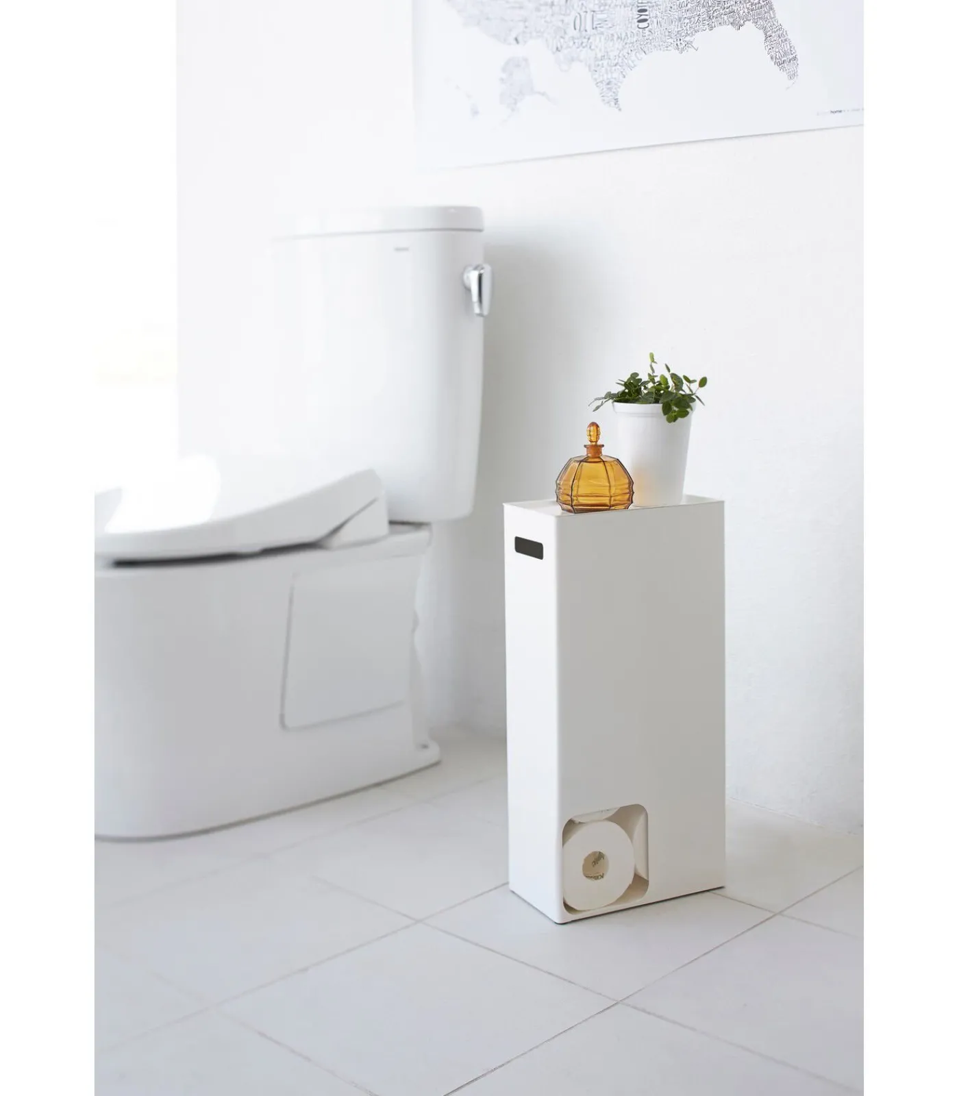 YAMAZAKI WC Rolhouder - Tower - Wit