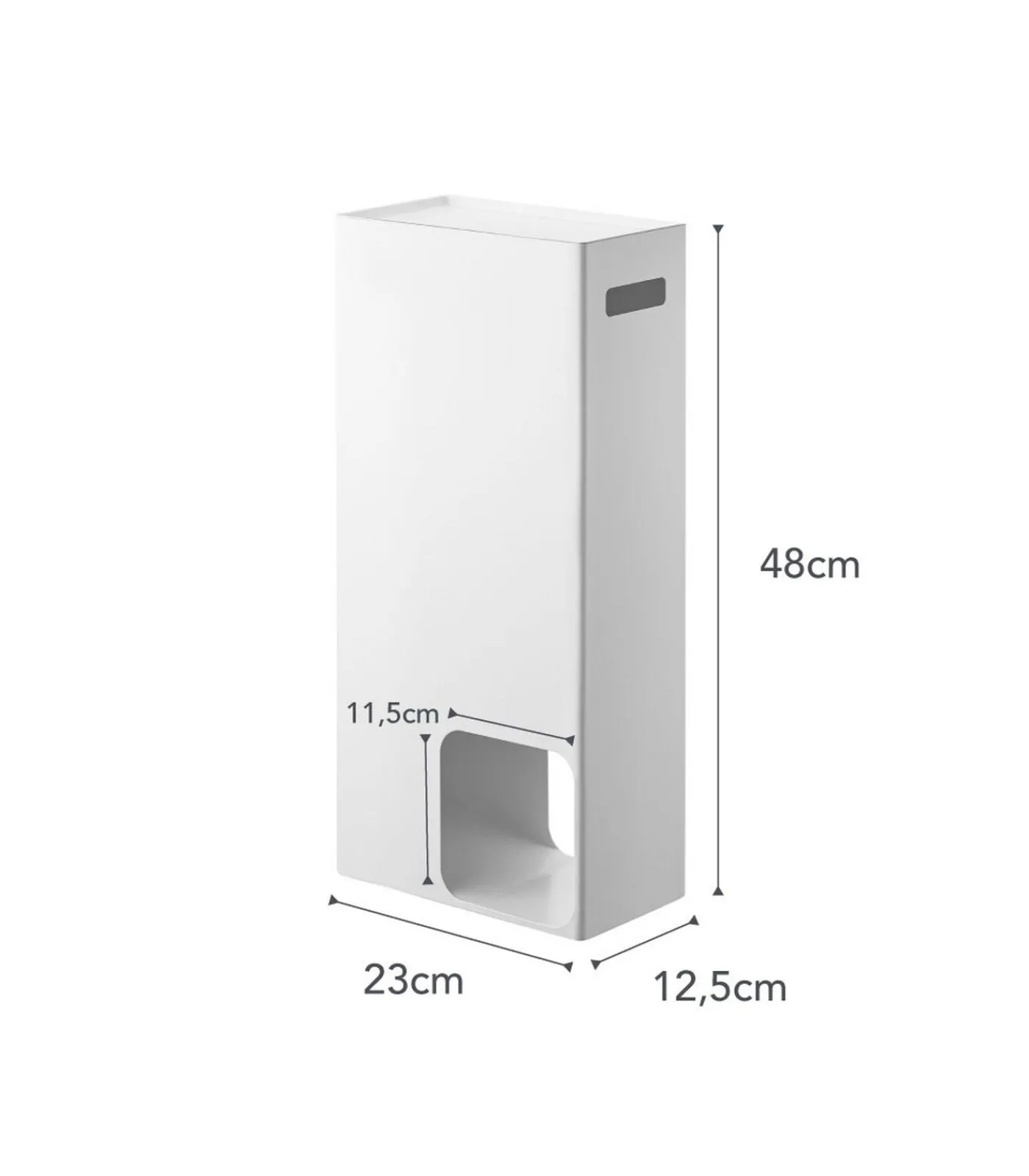 YAMAZAKI WC Rolhouder - Tower - Wit