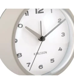 Karlsson Wekker Brisk Dome - Donkergrijs - 6.5x11x13.8cm