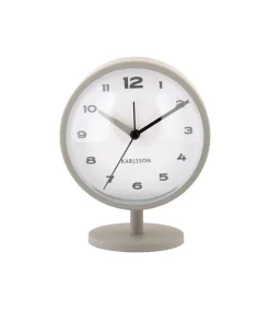 Karlsson Wekker Brisk Dome - Donkergrijs - 6.5x11x13.8cm