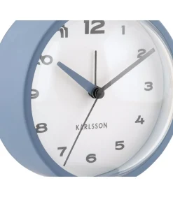 Karlsson Wekker Brisk Dome - Klassiek blauw - 6.5x11x13.8cm