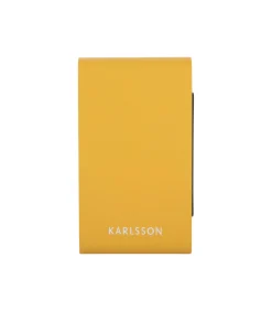 Clearance Wekker Funky Vibes - Heldergeel - 9.5x6.5x11.5cm Klokken