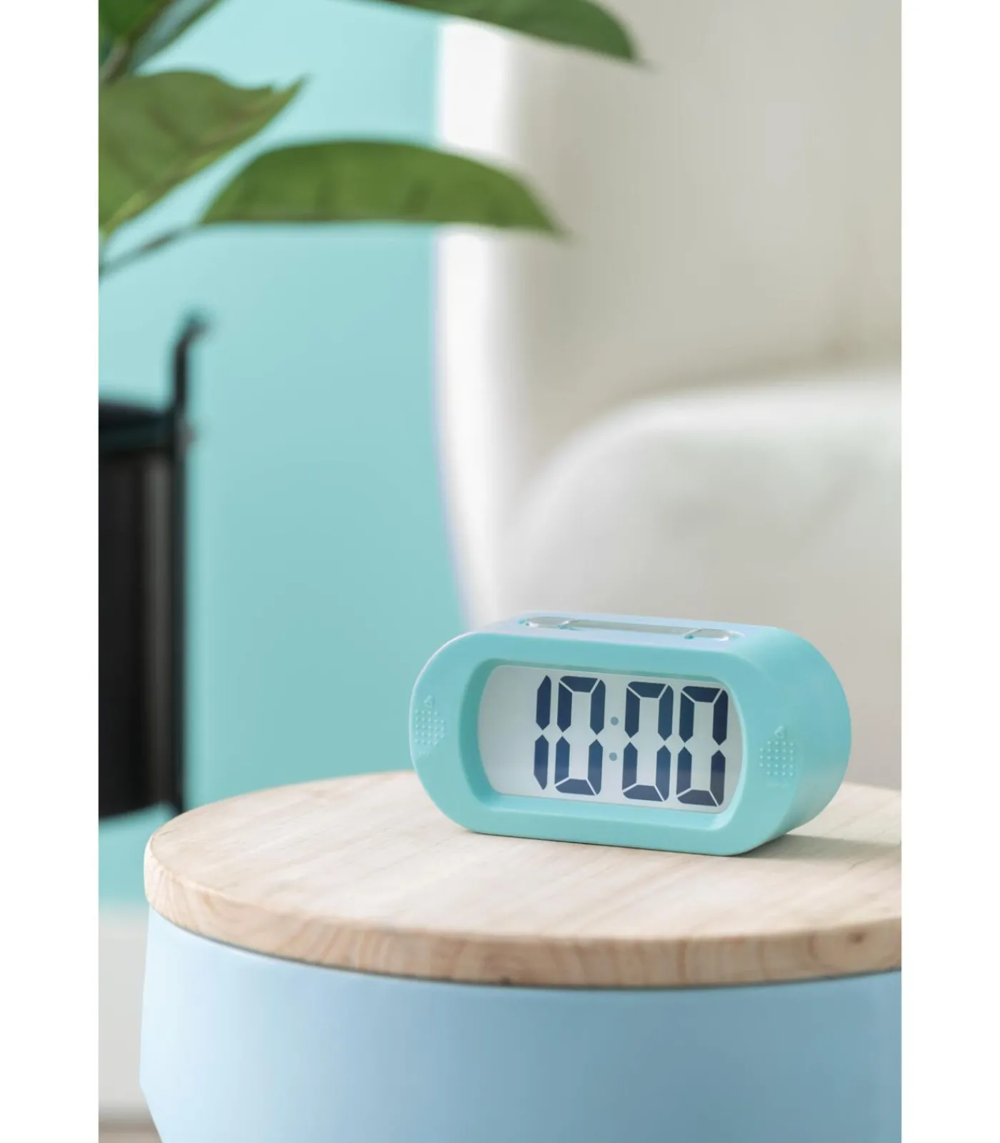 Best Wekker Gummy - Turquoise - 5x14x7cm Klokken