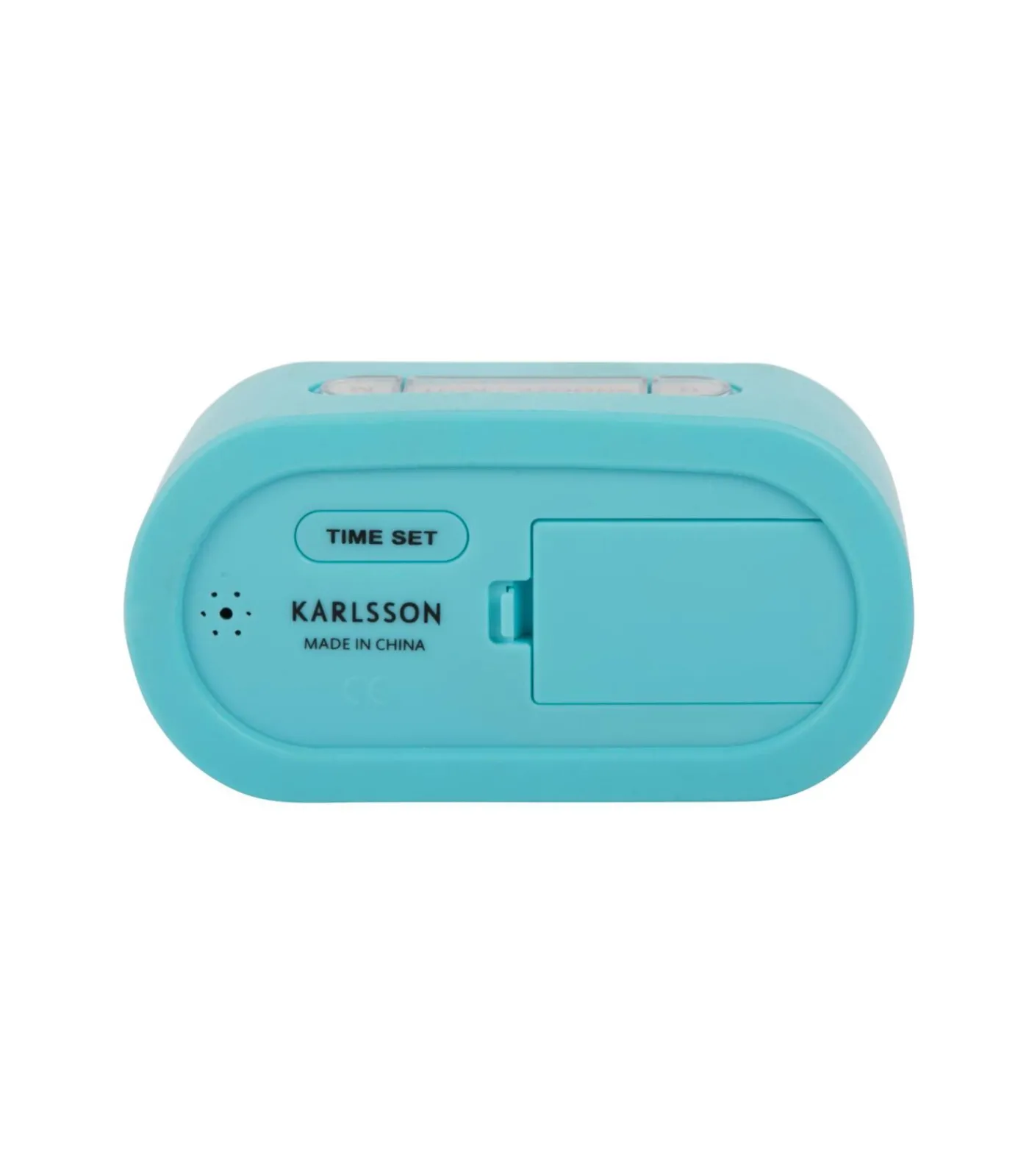 Best Wekker Gummy - Turquoise - 5x14x7cm Klokken