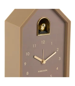 Karlsson Wekker Modern Cuckoo Oro - Bruin - 15x11.5x20cm