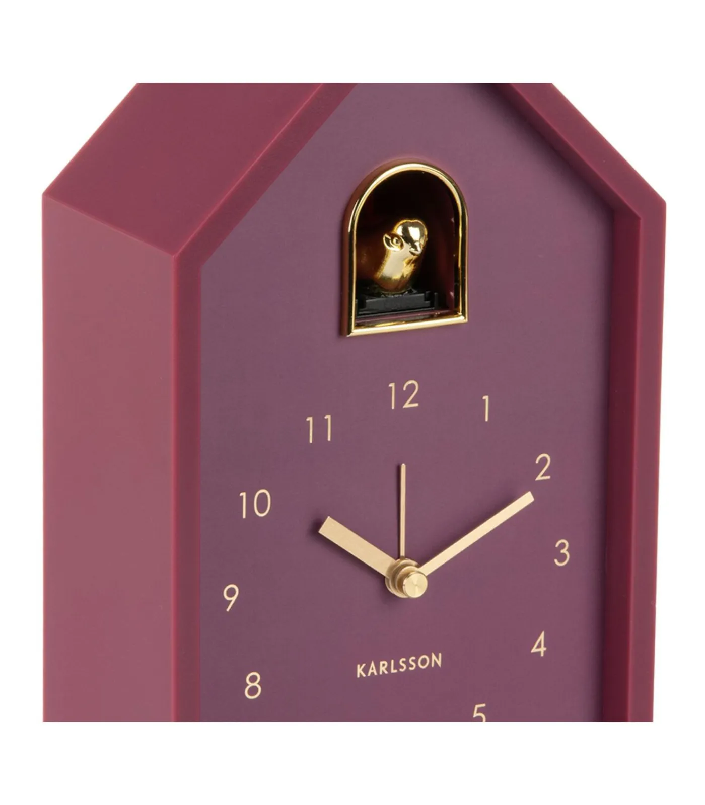 Karlsson Wekker Modern Cuckoo Oro - Paars - 15x11.5x20cm