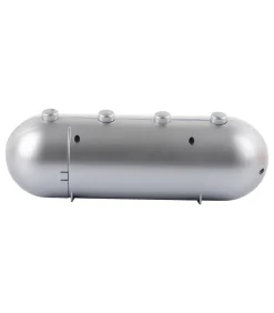 Sale Wekker Retro Tube - Zilver - 9x26x9.3cm Klokken