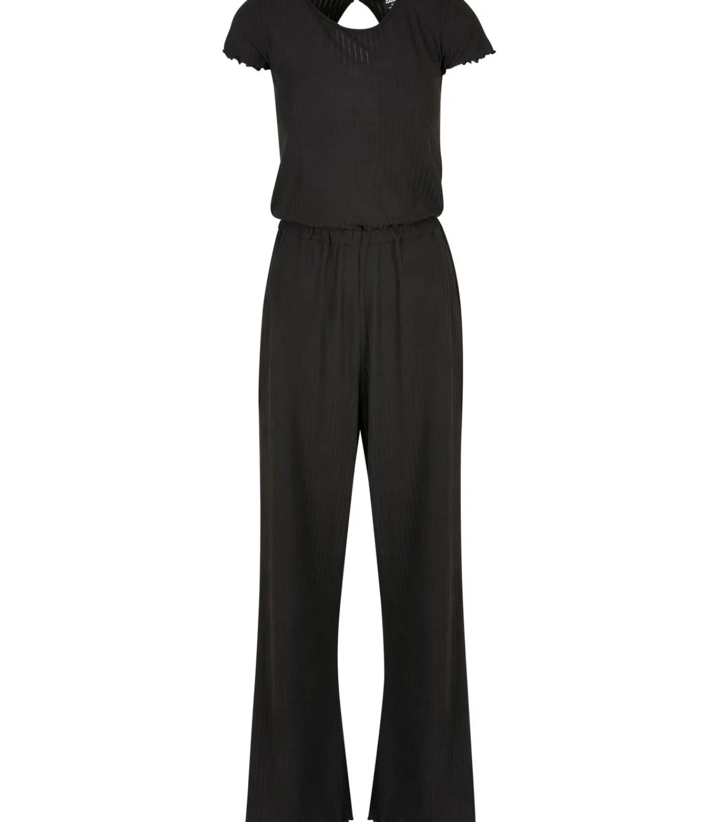 Clearance Wijd geribde jumpsuit voor dames DAMES Jumpsuits