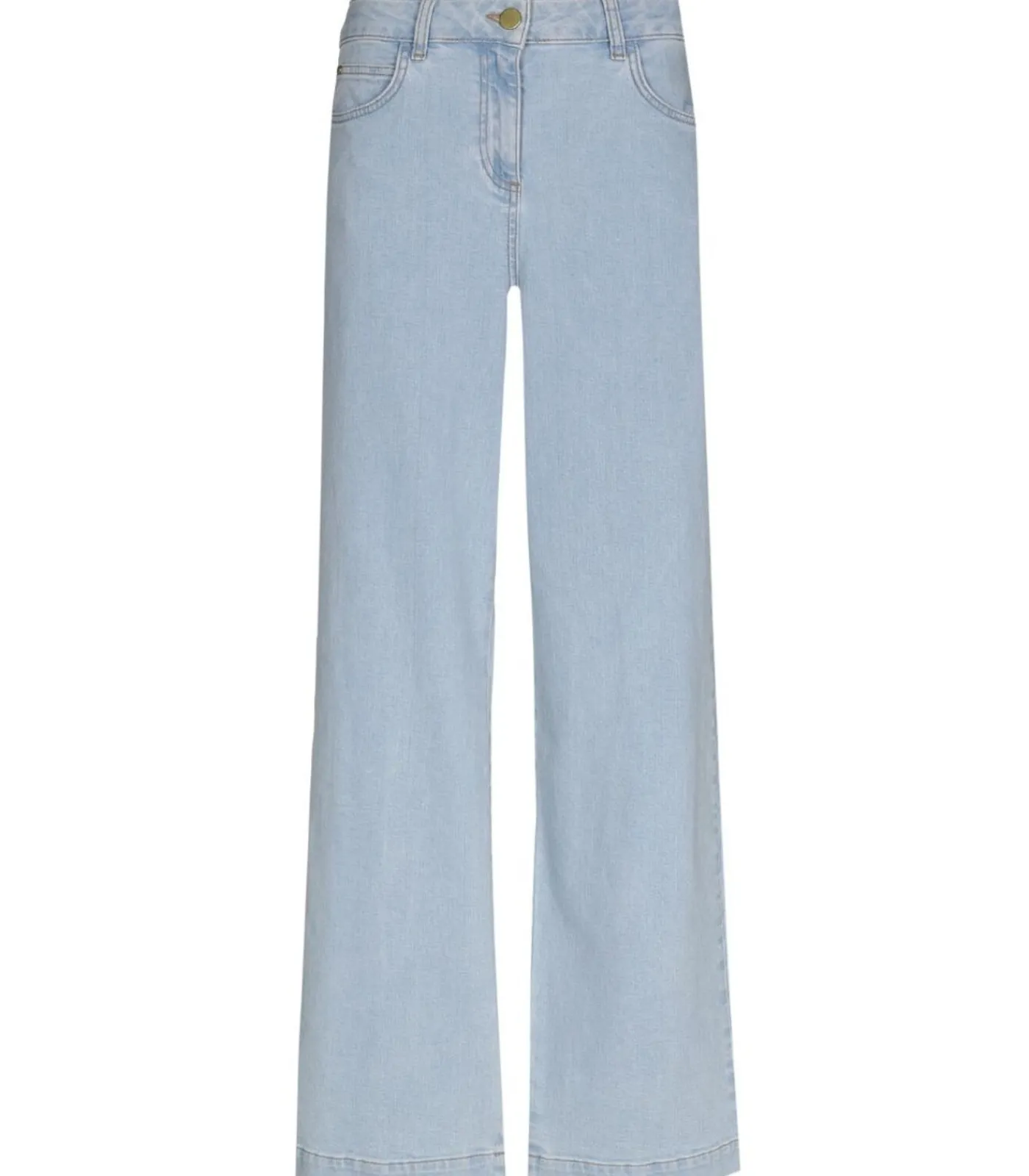 Outlet Wijde lichtblauwe jeans DAMES Jeans