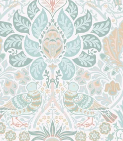 William Morris at Home Vliesbehang - Dove & Rose Haze - 1000x52