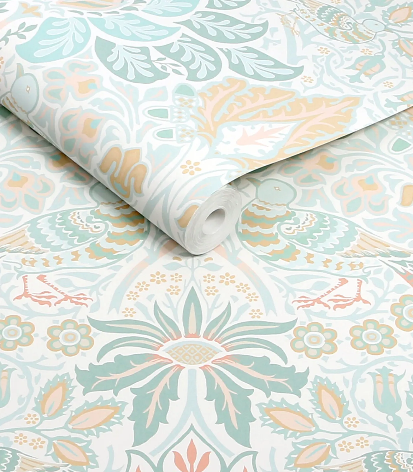 William Morris at Home Vliesbehang - Dove & Rose Haze - 1000x52