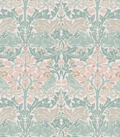 William Morris at Home Vliesbehang - Brother Rabbit Lullaby Blues - 1000x52