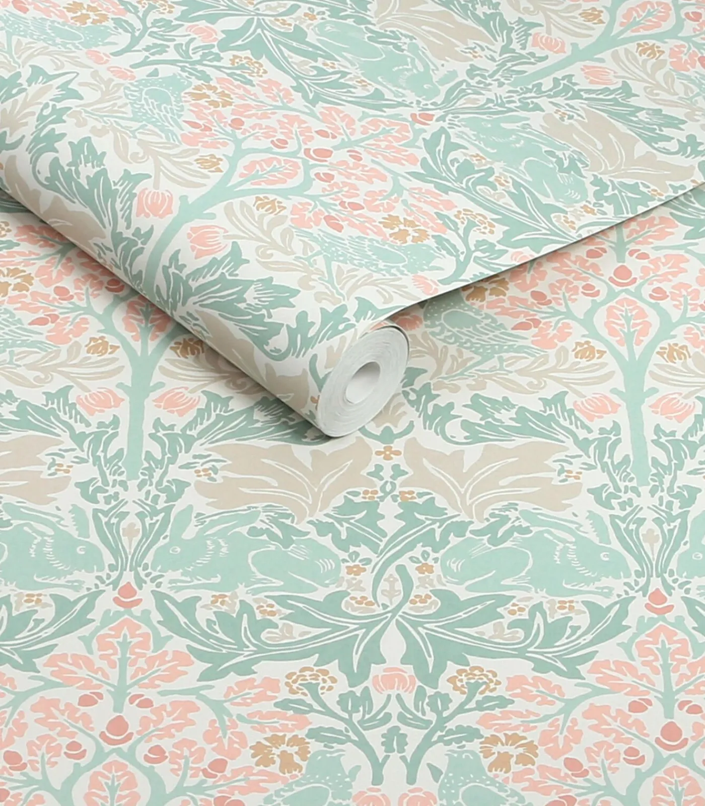 William Morris at Home Vliesbehang - Brother Rabbit Lullaby Blues - 1000x52