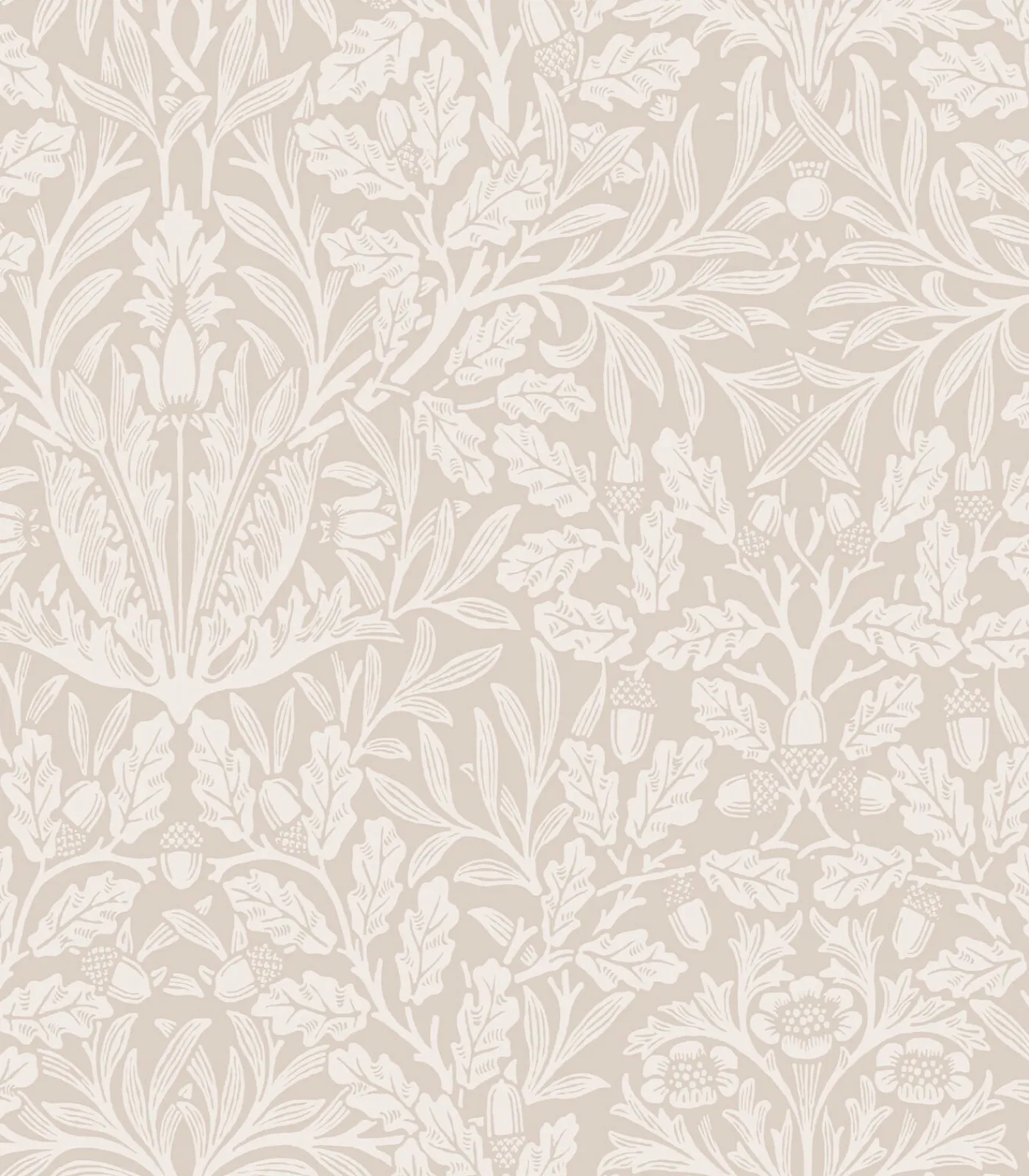 William Morris at Home Vliesbehang - Acorn Hessian - 1000x52