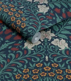 Vliesbehang - Garden Moonlight - 1000x52 Wanddecoratie