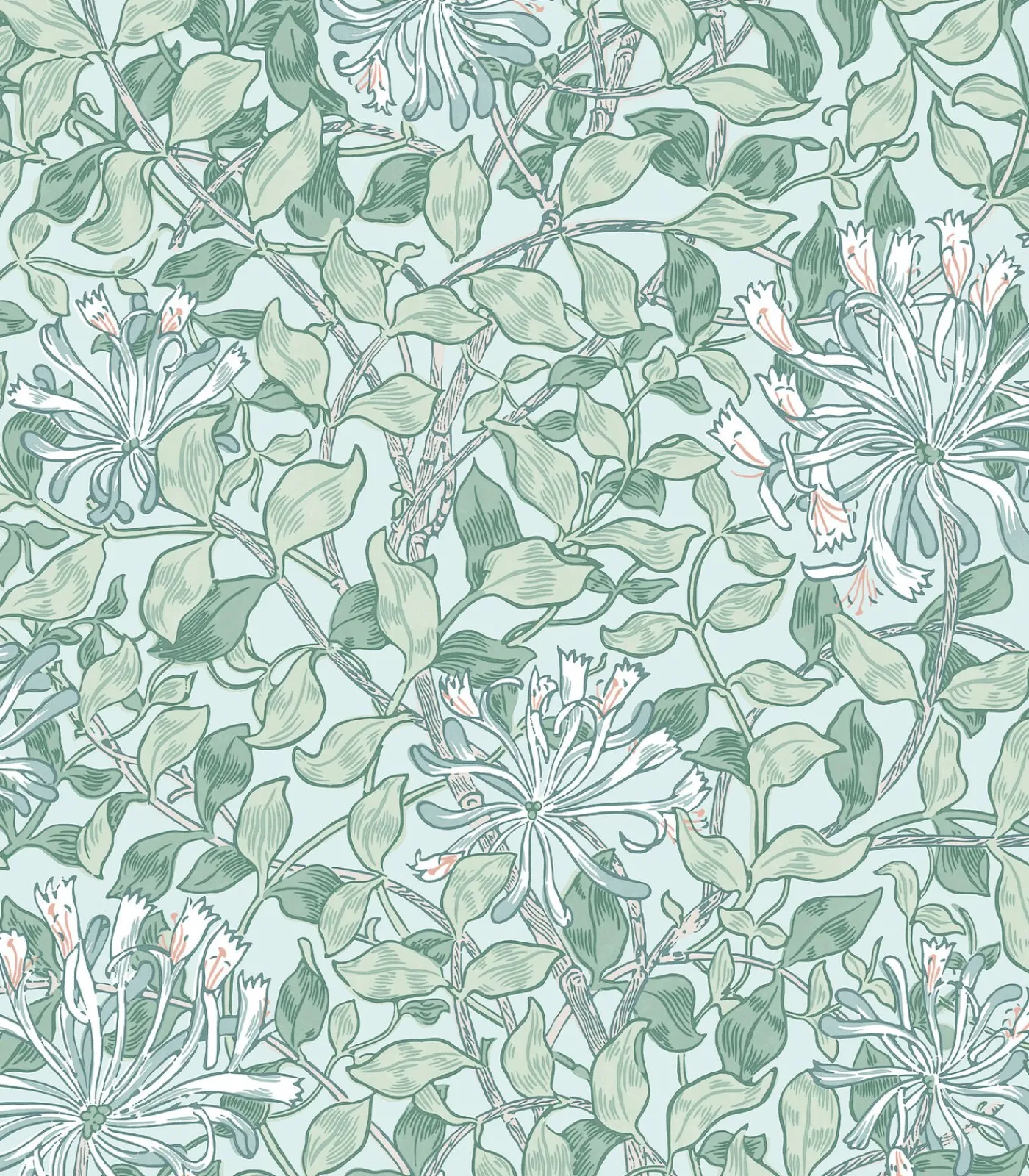 Vliesbehang - Honeysuckle Breeze - 1000x52 Wanddecoratie