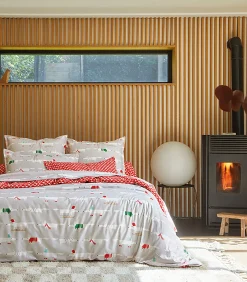 Outlet WINTER FOX Neige - Kussensloop Perkaal Katoen Kussenslopen