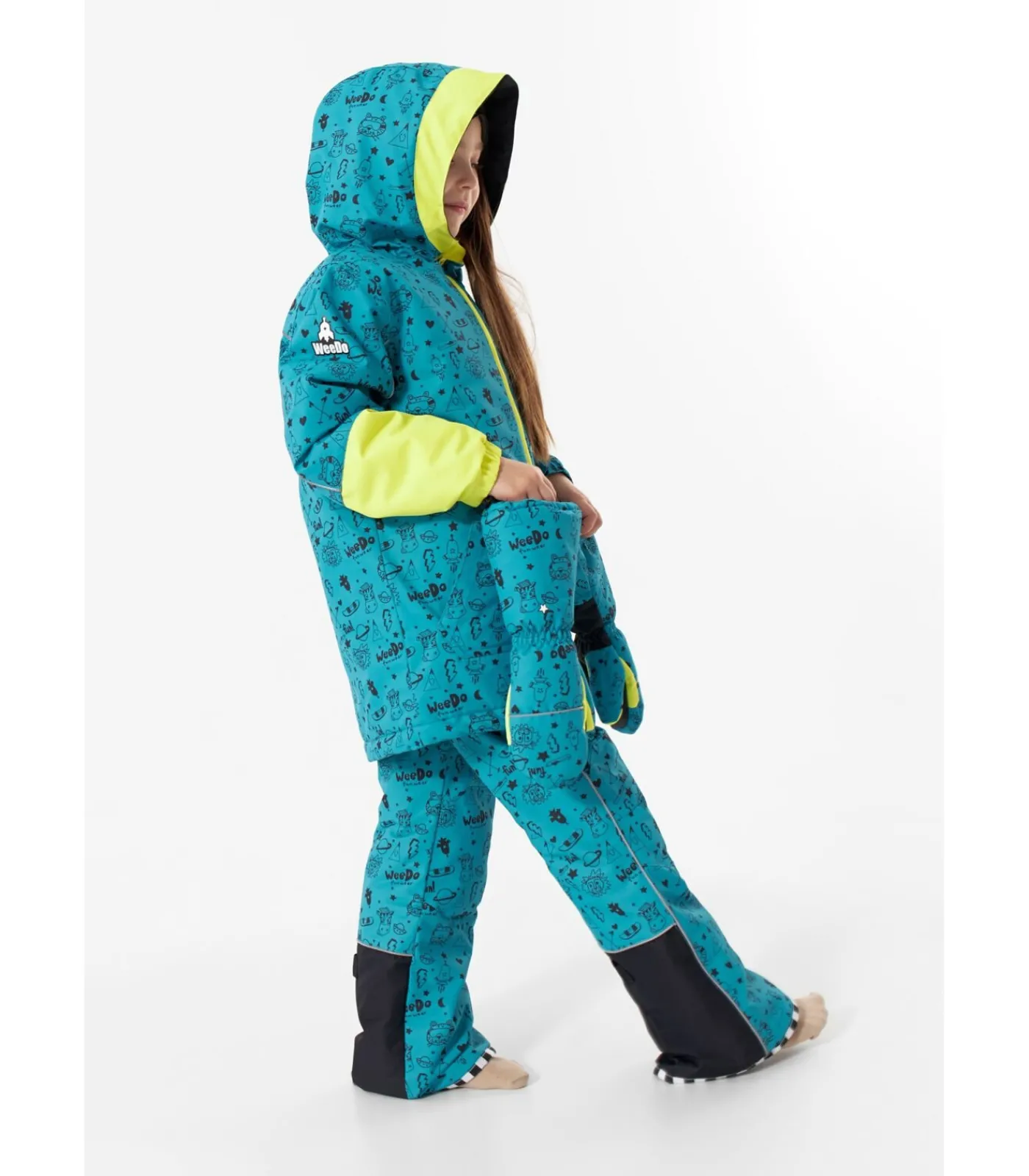 Kinderen WeeDo funwear Winterjas “COSMO UNIVERSE”