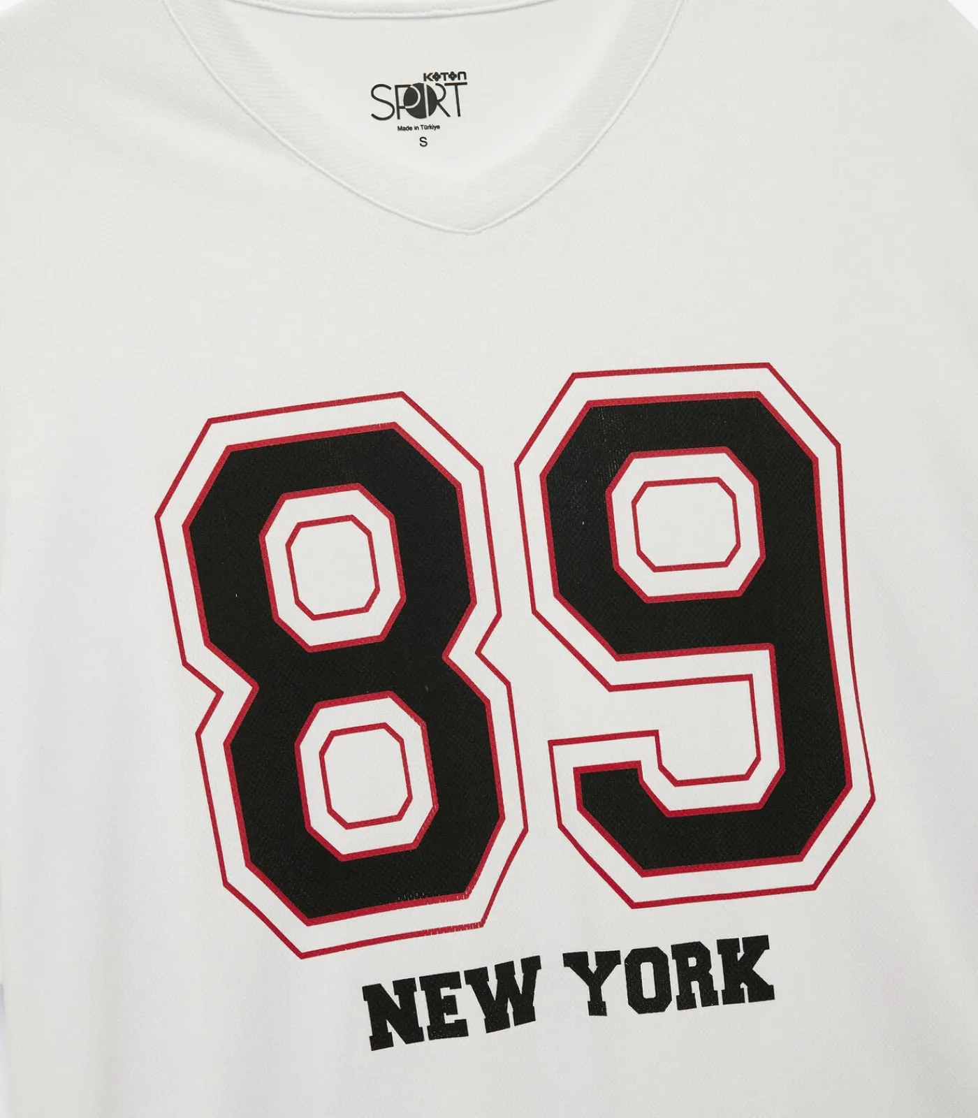 Best Wit Herenshirt Korte Mouwen V-hals Bedrukt Heren T-Shirts & Polo's