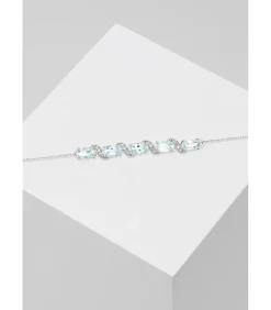 Sale Witgouden armband met diamanten en topaas DAMES Armbanden