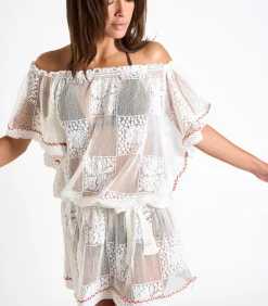 New Witte kanten tuniekjurk CABANA SEAWAVES DAMES Badmode