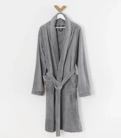 Heren Linandelle Witte katoenen badstof badjas met sjaalkraag xl