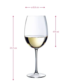 Chef & Sommelier Witte Wijnglazen Cabernet Tulip - 470 ml - 6 stuks