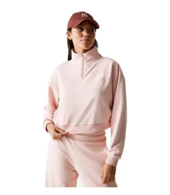 DAMES New Era Wmns Mlb Tonal Crop Qrtr Zip Neyyan Prs