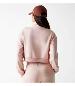 DAMES New Era Wmns Mlb Tonal Crop Qrtr Zip Neyyan Prs