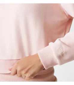 DAMES New Era Wmns Mlb Tonal Crop Qrtr Zip Neyyan Prs