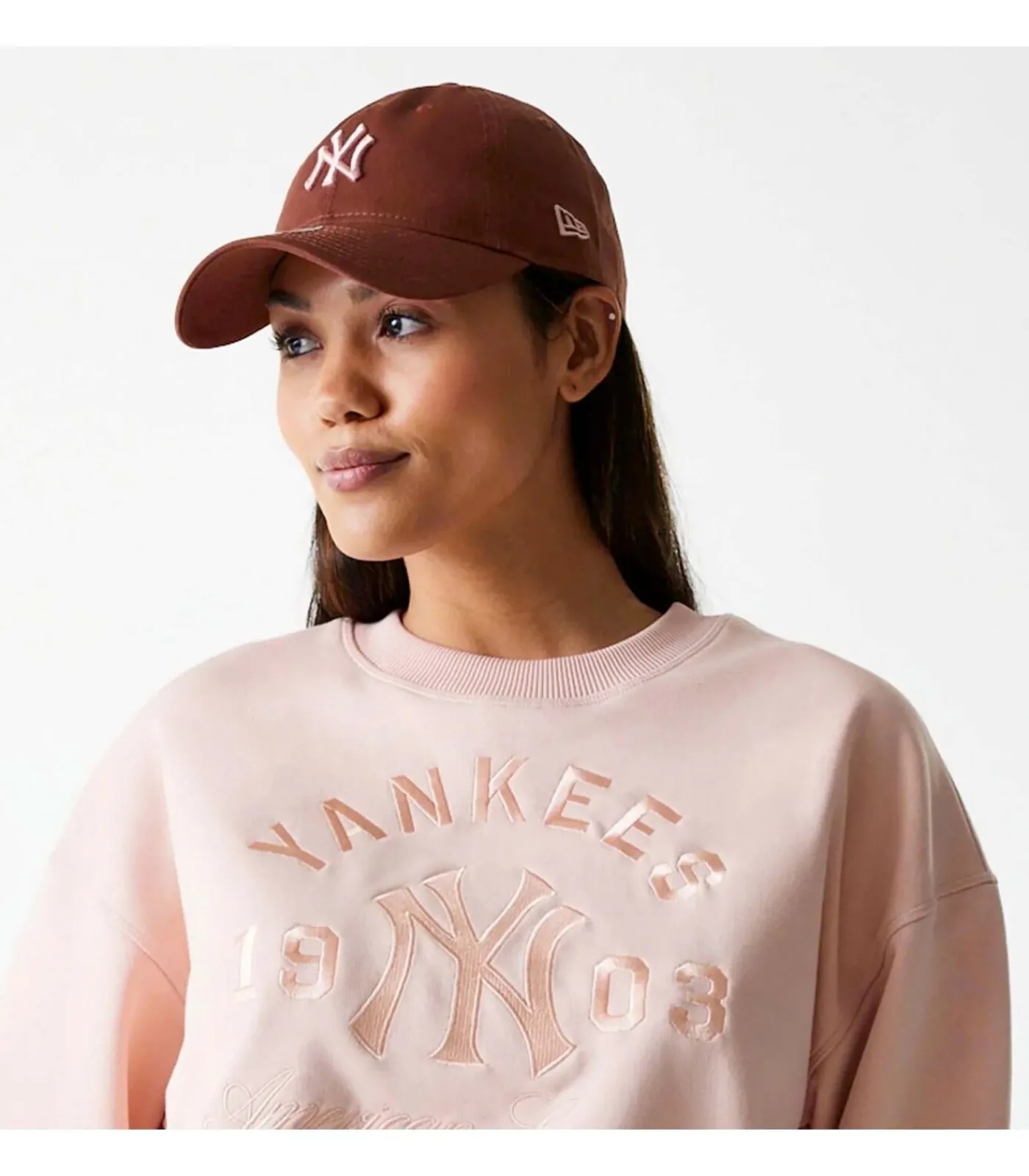 DAMES New Era Wmns Mlb Tonal Grphc Os Crew Neyyan Prs