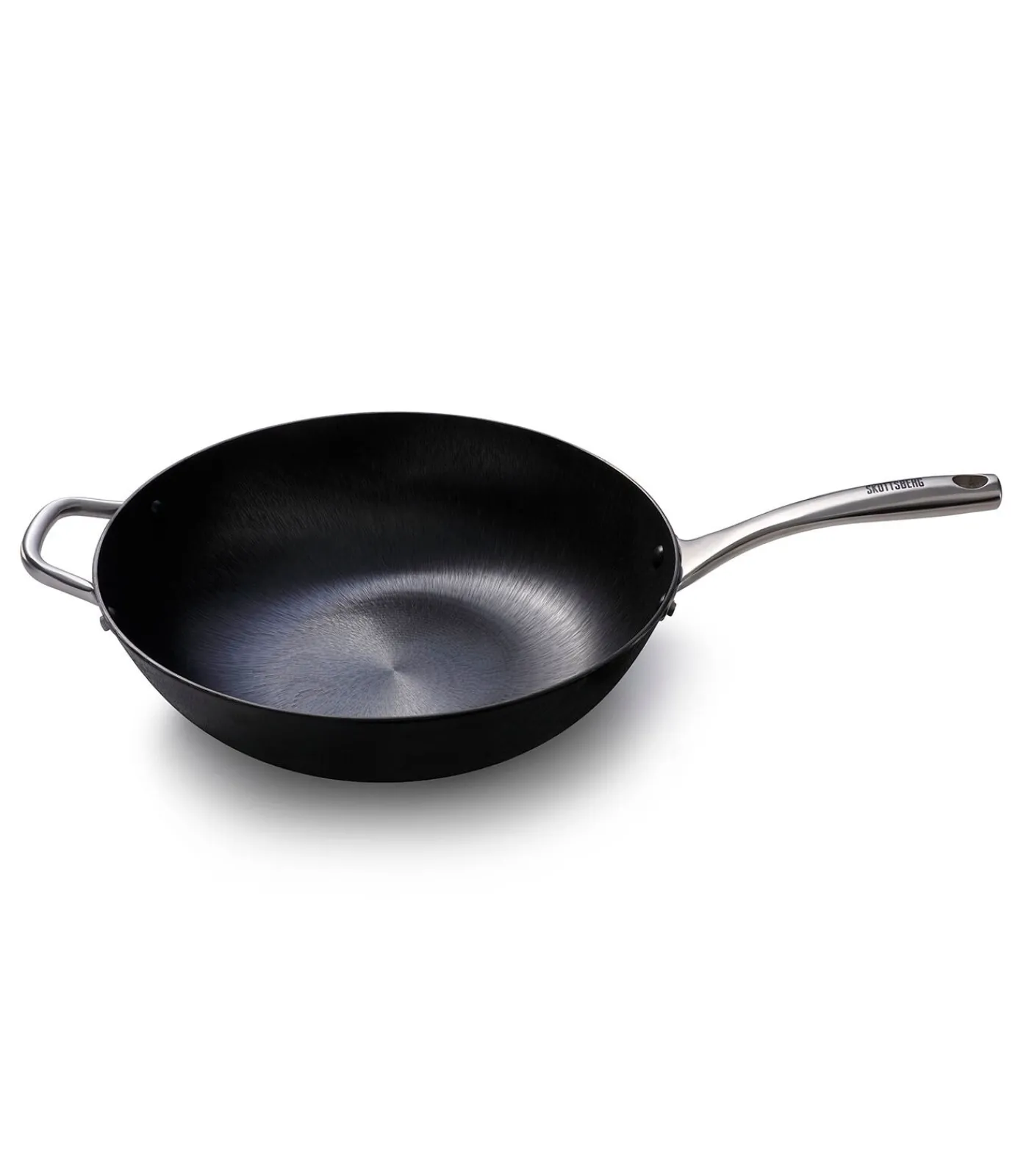 SKOTTSBERG Wokpan Gietijzer 34 cm Cast Iron - alle warmtebronnen - Inductie