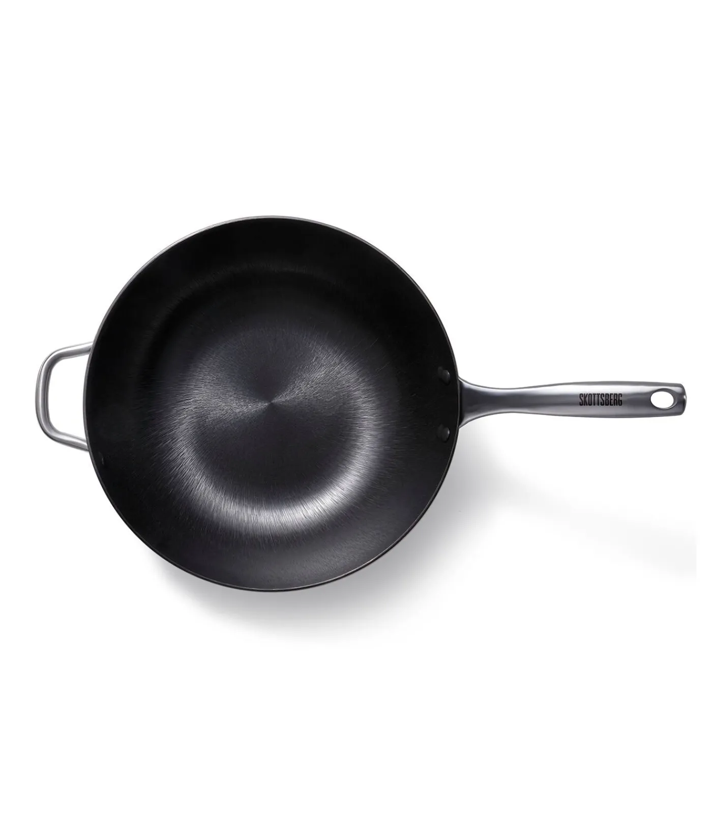 SKOTTSBERG Wokpan Gietijzer 34 cm Cast Iron - alle warmtebronnen - Inductie