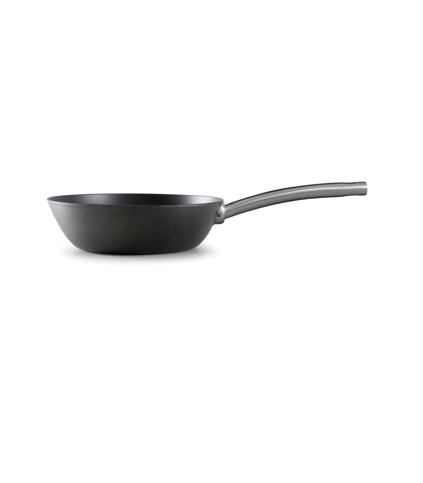 Clearance Wokpan Plaatstaal 24 cm Carbon Steel - alle warmtebronnen - Inductie Potten & Pannen