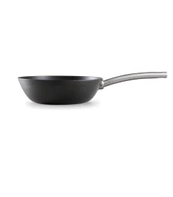 Online Wokpan Plaatstaal 28 cm Carbon Steel - alle warmtebronnen - Inductie Potten & Pannen