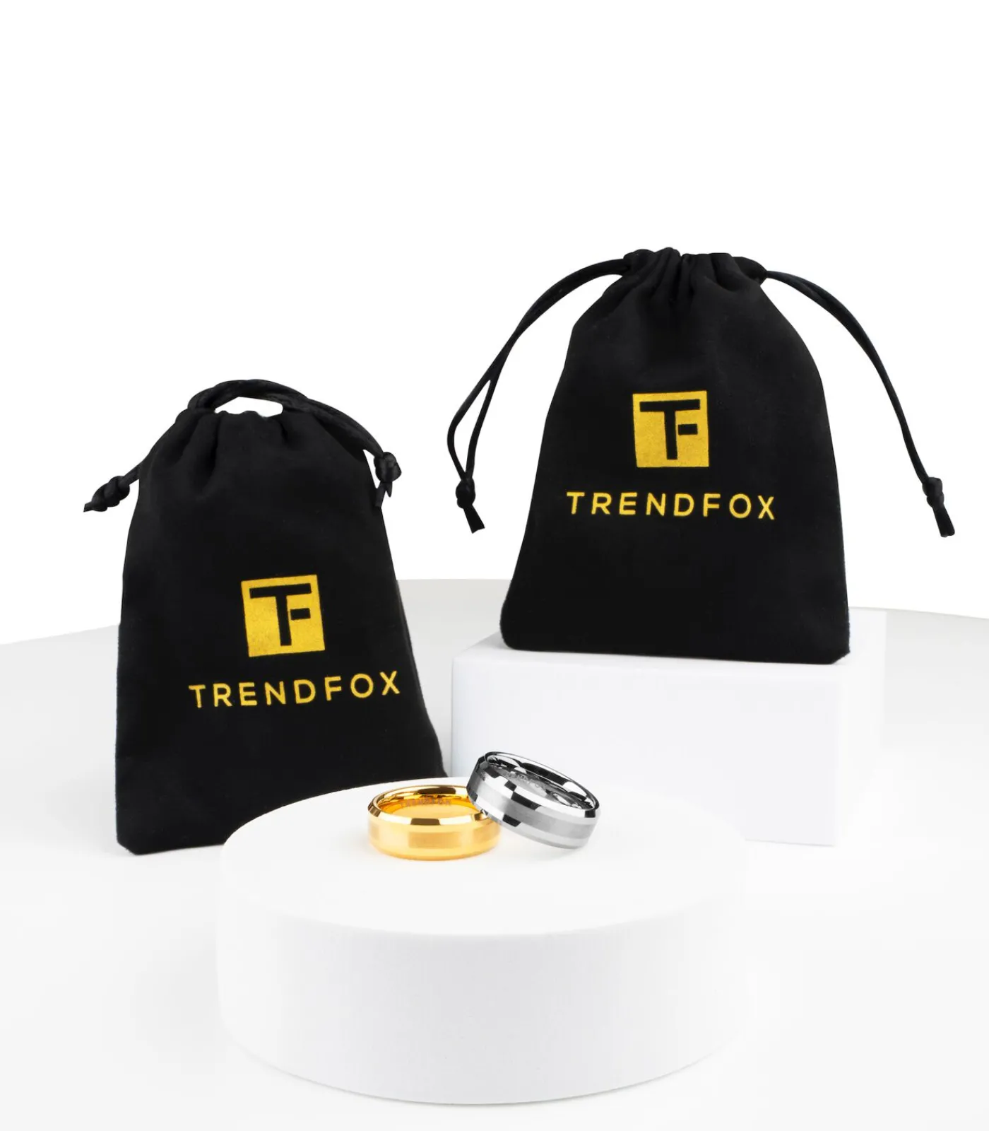 Heren TrendFox Wolfraam Heren Ring - Tungsten - Zilver Kleurig