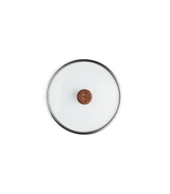 Sale EcoLogic Deksel veiligheidsglas met houten knop - Ø280mm - Transparant Potten & Pannen